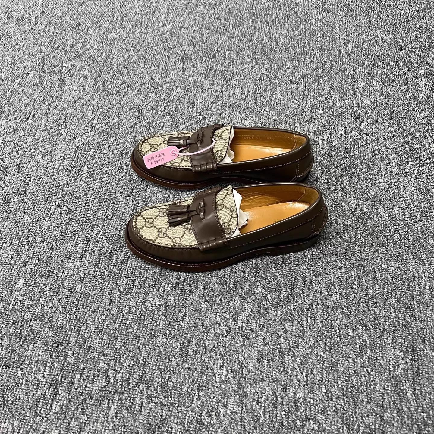 Gucci Gucci Tassel GG Monogram Color-Blocked Loafers Women's 36 Size US 5.5 / IT 35.5 - 2 Thumbnail