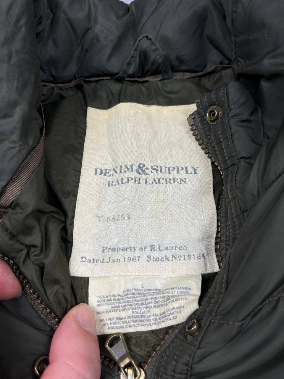 Denim & Supply Ralph Lauren Denim & Supply Ralph Lauren Green Mid-Length Puffer Jacket Size US L / EU 52-54 / 3 - 10 Thumbnail