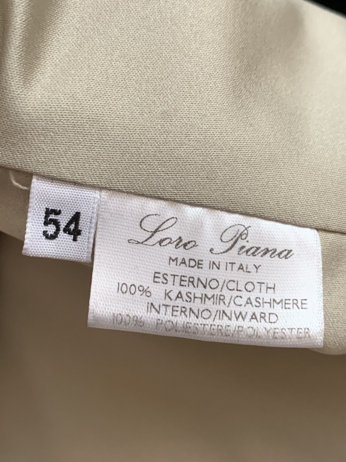Loro Piana Loro Piana Heavy Coat Cashmere Storm System Size:54 IT Size US L / EU 52-54 / 3 - 15 Thumbnail