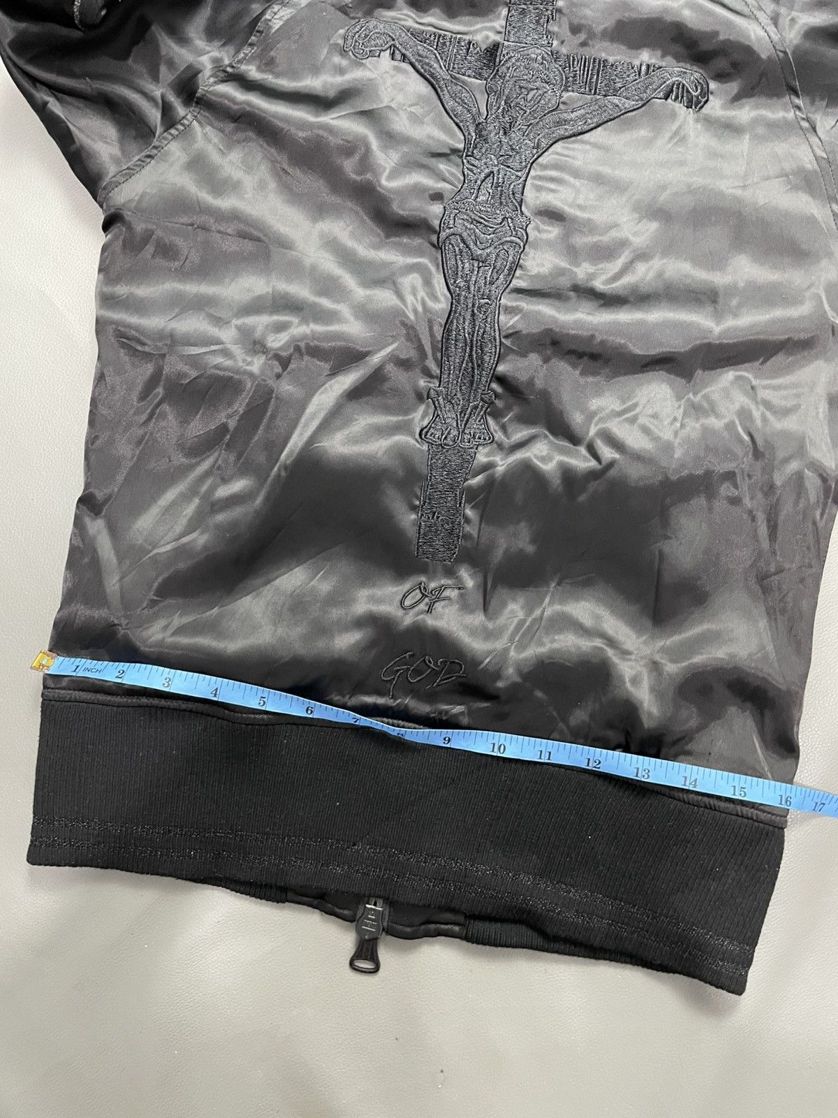 GOSTAR DE FUGA Jesus on the cross Embroiderd Gothic Track Jacket Fuga Japan Size S / US 4 / IT 40 - 14 Thumbnail