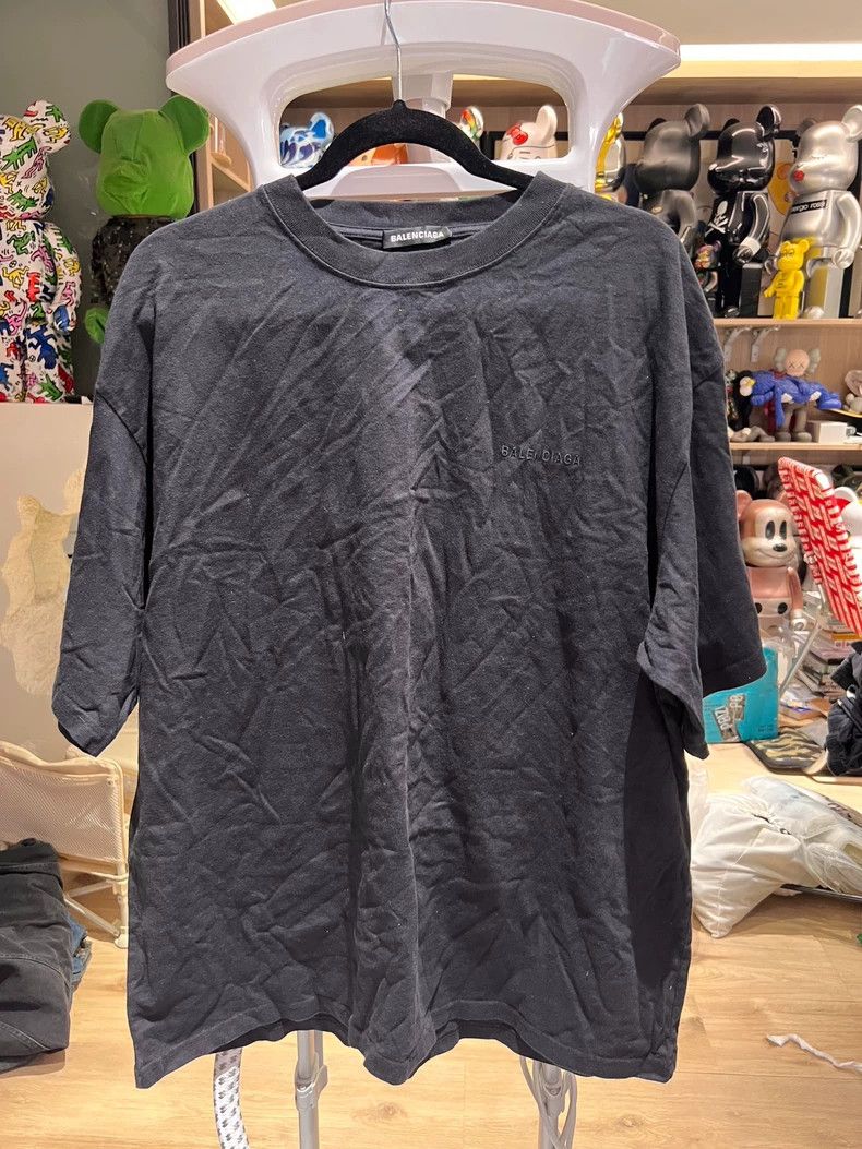 Balenciaga Balenciaga Embroidered Printed Logo Short Sleeve Size US XXS / EU 40 - 2 Thumbnail