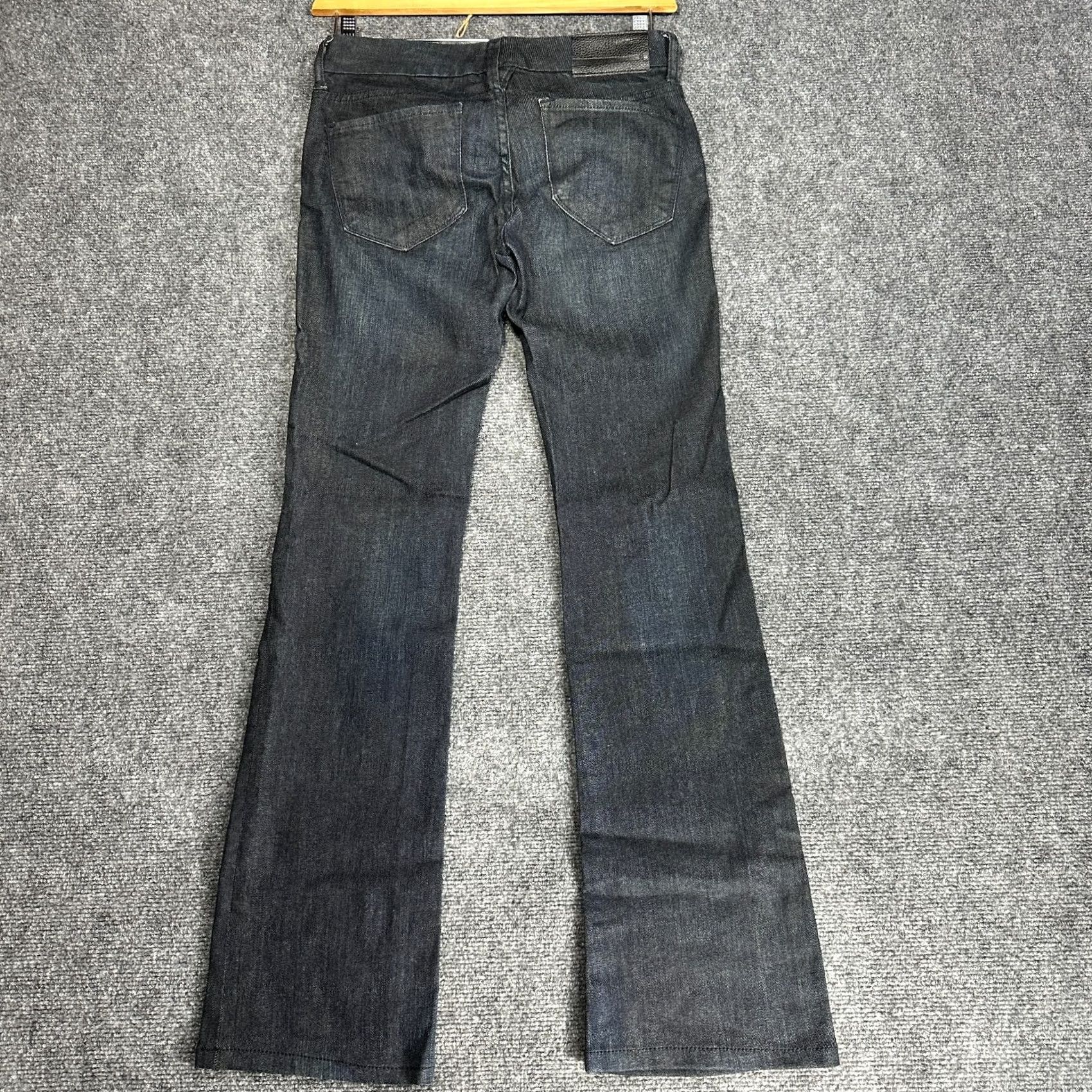Vintage Nike Jeans Womens 25 Curvy Slim Boot Cotton Stretch Pockets Dark Wash Blue 5-Pocket Design Bootcut Jeans Womens Size 25 Jeans Slim Bootcut Mattched? Size 42" / US 20 - 7 Thumbnail