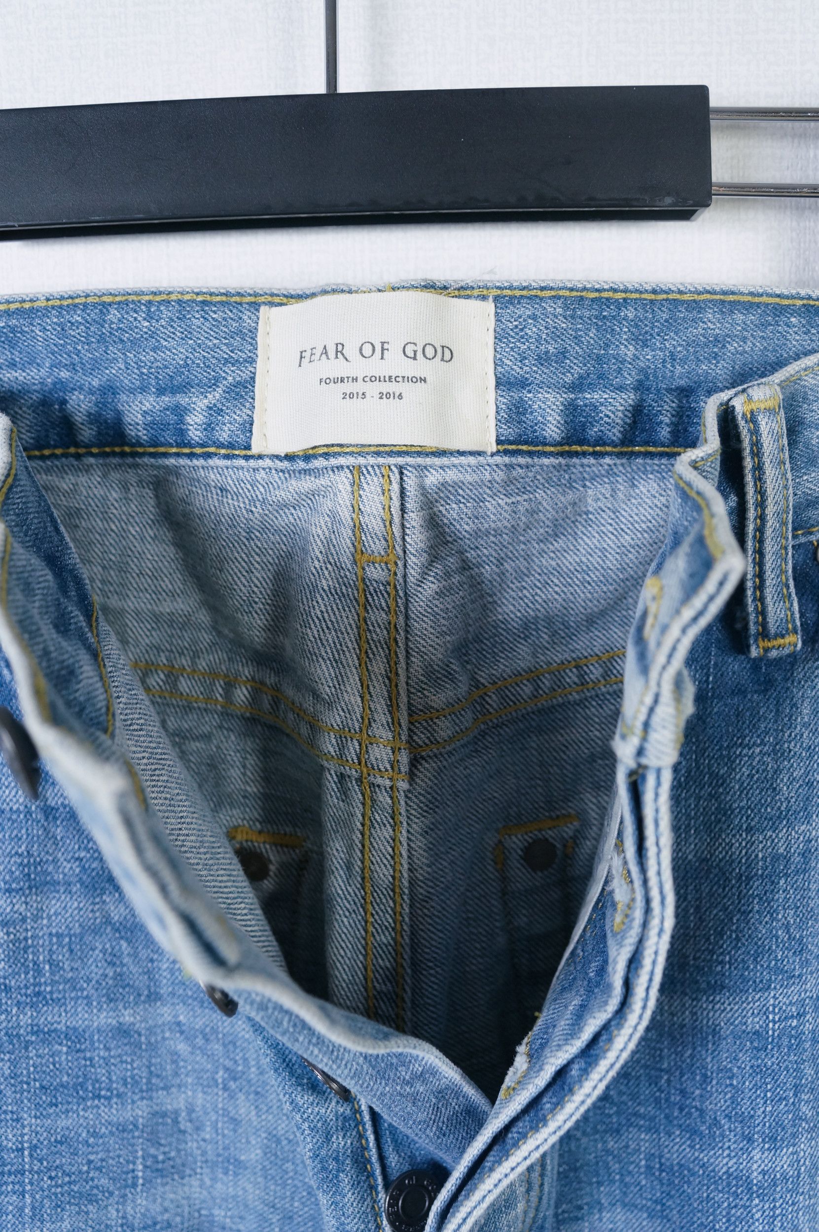 Fear of God 4Th Destroyed denim Size US 34 / EU 50 - 5 Thumbnail
