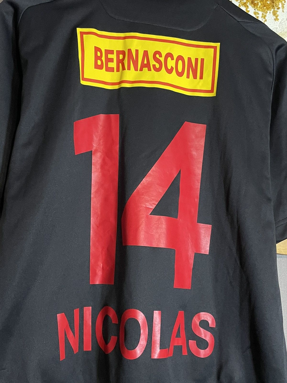Umbro × Vintage Rare Vintage Umbro Xamax Match Worn Nicolas 14 Home Jersey Size US M / EU 48-50 / 2 - 9 Thumbnail