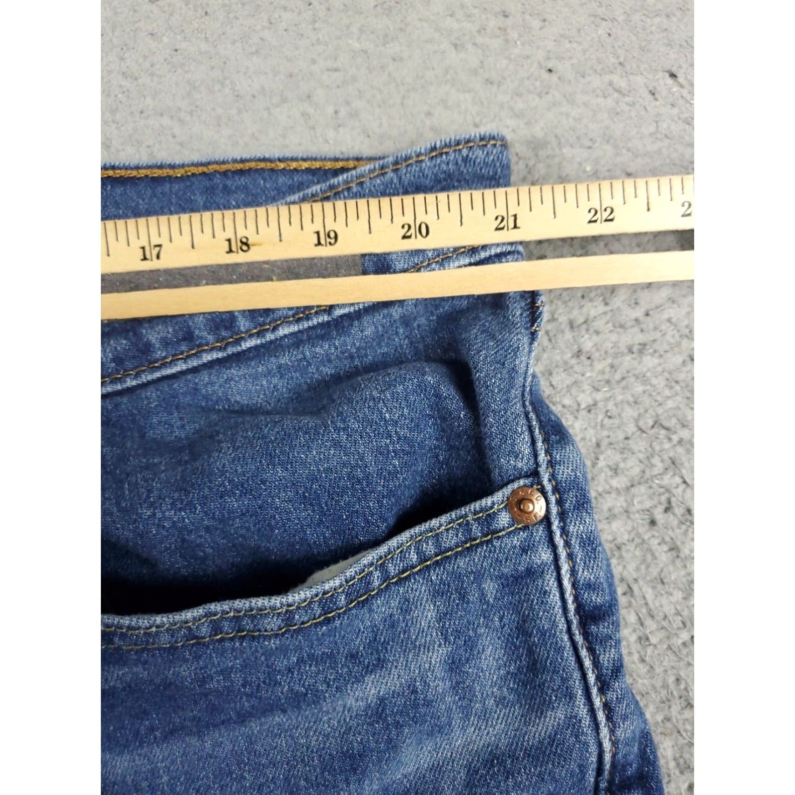 Levi's Levis Mens 505 Straight Leg Jeans 42x32 Extra Large XL Blue Casual Size US 42 / EU 58 - 4 Thumbnail