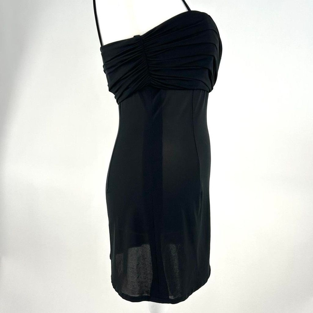 Dior 1970s-80s archival Dior black evening dress Size S / US 4 / IT 40 - 7 Thumbnail