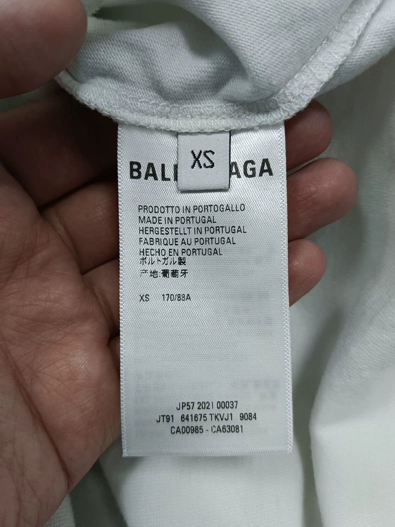 Balenciaga Balenciaga Wave letter embroidered short sleeve T-shirt Size US M / EU 48-50 / 2 - 4 Thumbnail