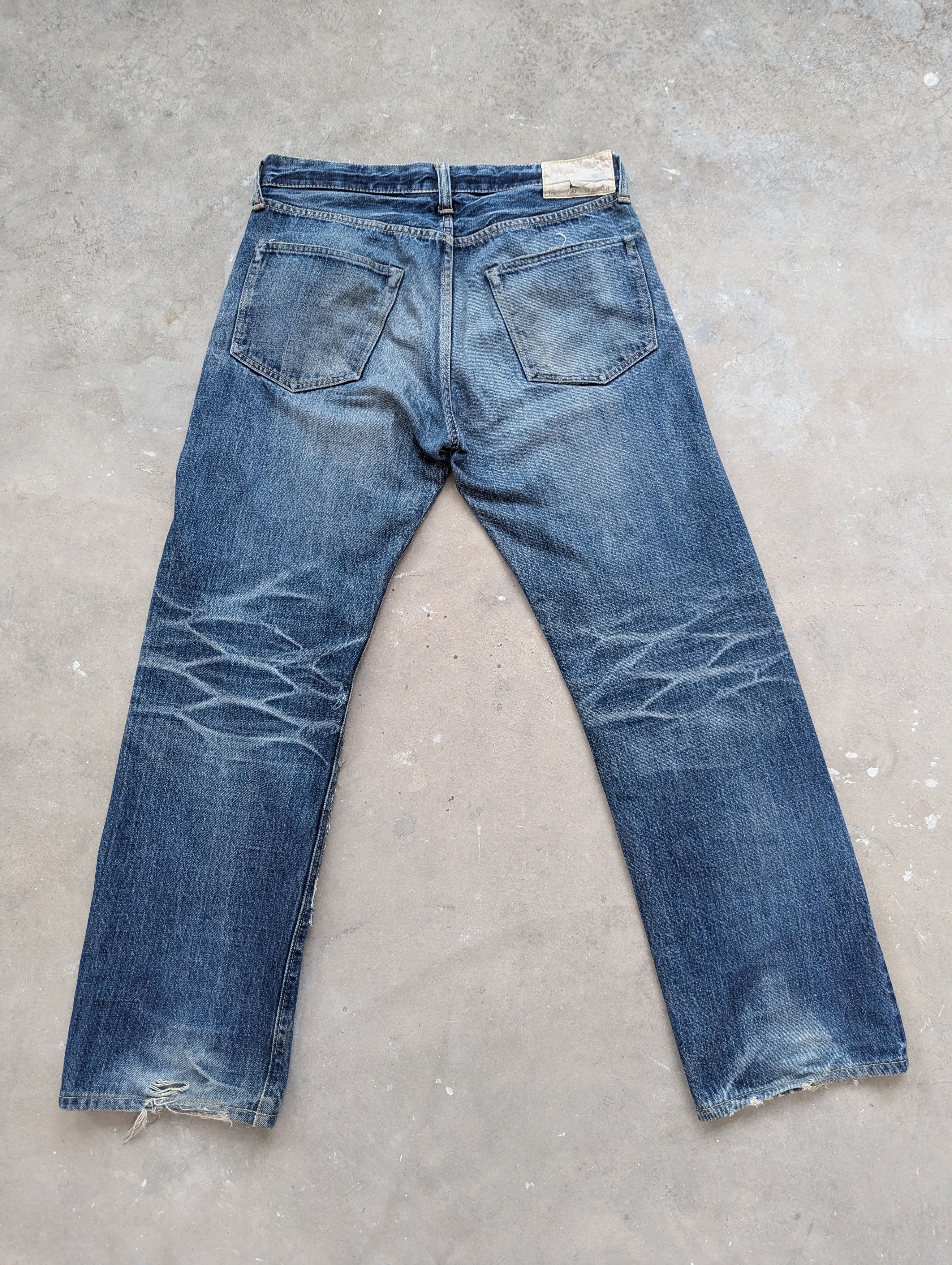 Japanese Brand × Sugar Cane OPEN ORDER 🔥 Vintage Sugar Cane Selvedge Distressed Denim Size US 32 / EU 48 - 25 Thumbnail