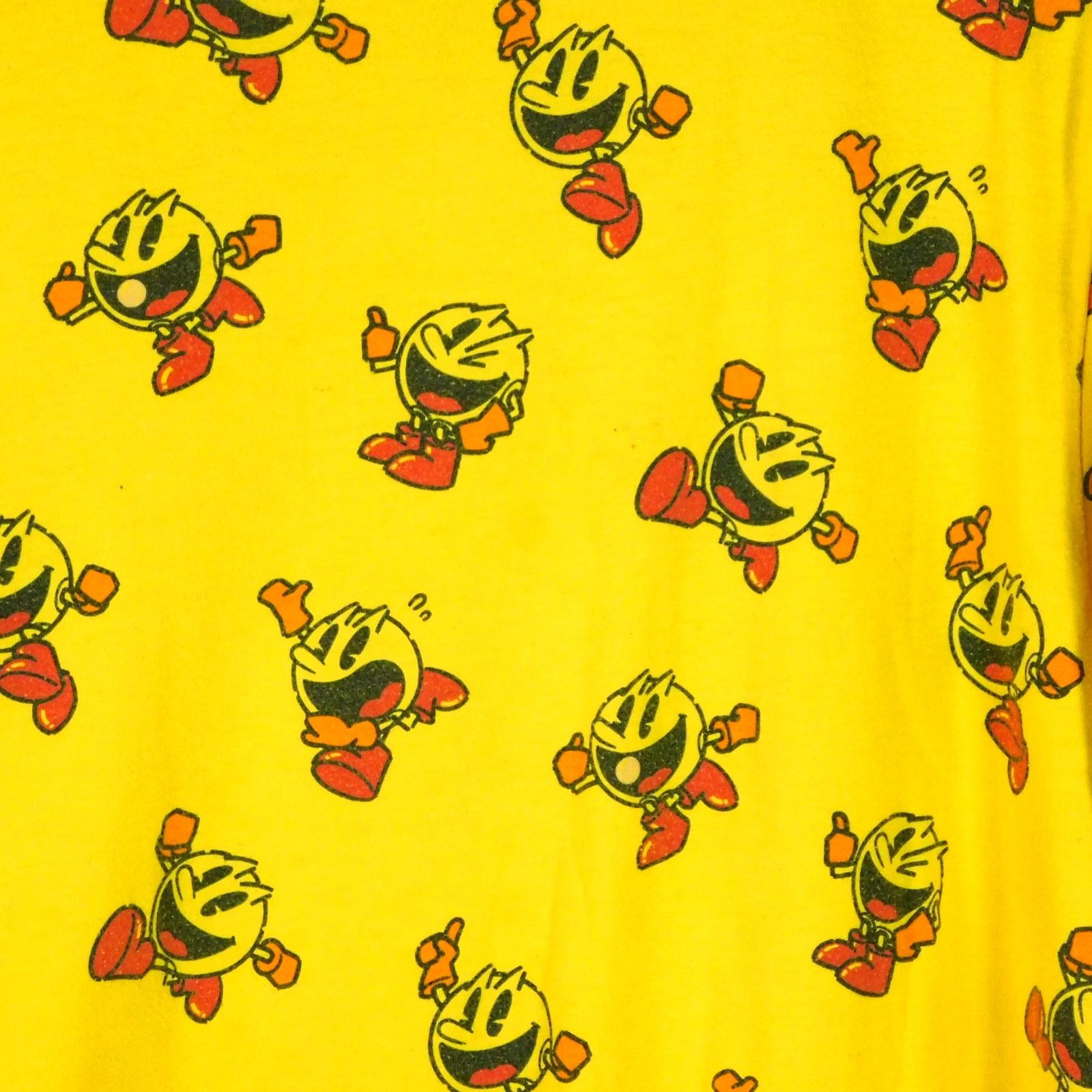 Hanes Pac Man All Over Print T Shirt Size L Yellow Retro Arcade Size US L / EU 52-54 / 3 - 4 Thumbnail
