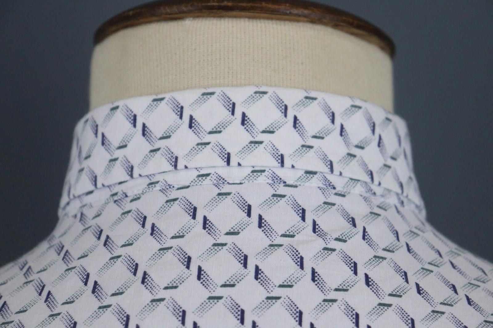 Lacoste Lacoste Multi Geometric Button-Down Shirt Size XL Size US XL / EU 56 / 4 - 12 Thumbnail
