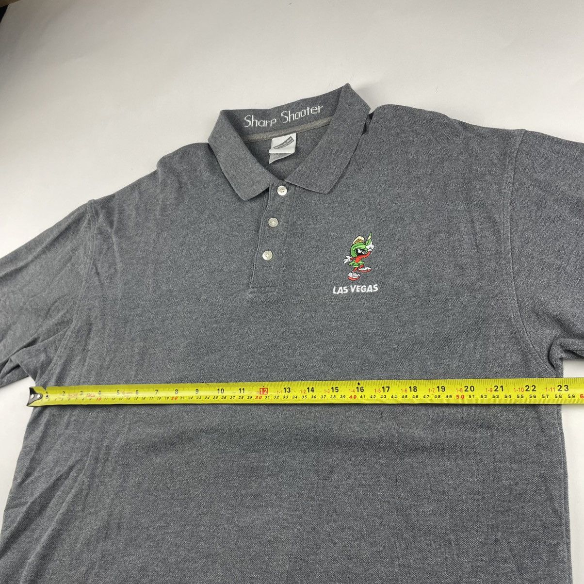 Warner Bros Lot Of 2 VTG Warner Bros Marvin Martian & Taz Polo Shirt XL Size US XL / EU 56 / 4 - 13 Thumbnail