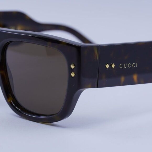 Gucci 🕶️ New Gucci GG1262S 002 Havana Sunglasses Size ONE SIZE - 4 Thumbnail