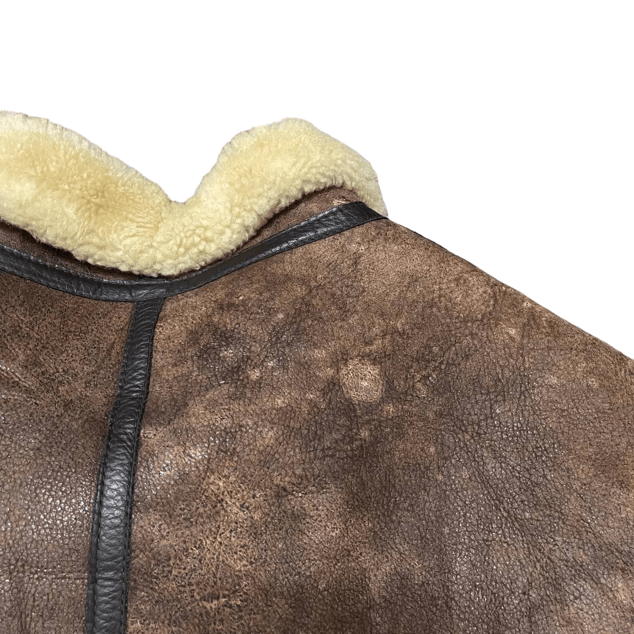 Leather Vintage B3 by Gleeman Military Sheepskin Coat Shearling Size US L / EU 52-54 / 3 - 16 Thumbnail
