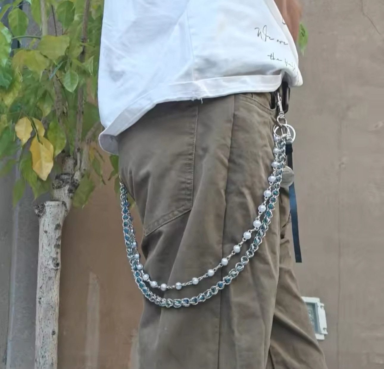 Japanese Brand × Jewelry Titanium Steel Clamp Beads Punk Pants Chain Size ONE SIZE - 1 Thumbnail