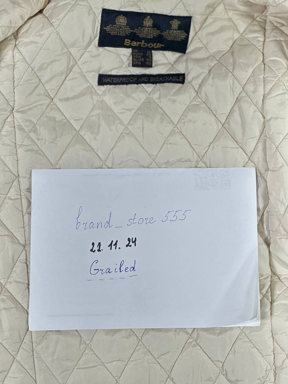Barbour Women's milky Barbour jacket, size 38 (US-8) Size M / US 6-8 / IT 42-44 - 3 Thumbnail