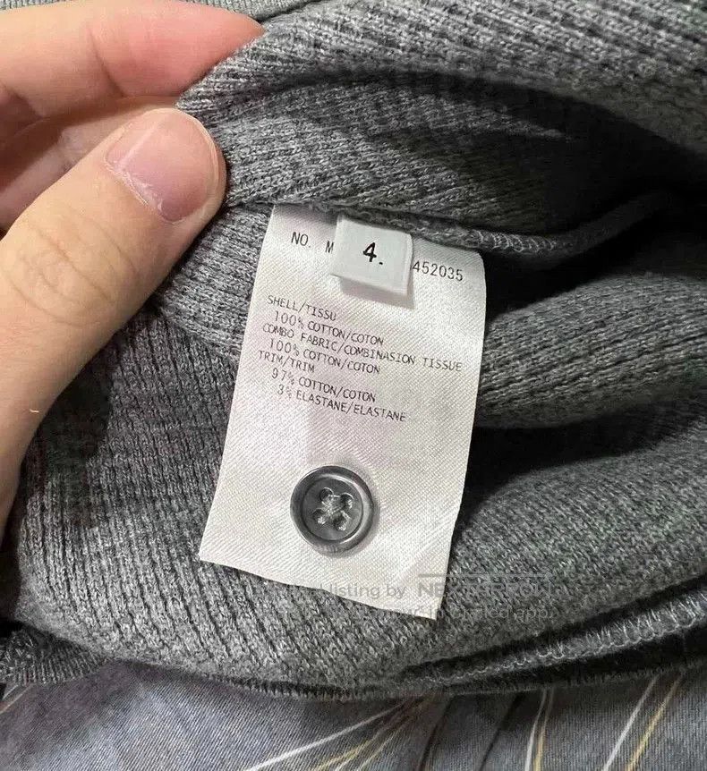 Thom Browne Thom Browne Waffle Stripe Sweatshirt . Size US M / EU 48-50 / 2 - 4 Thumbnail