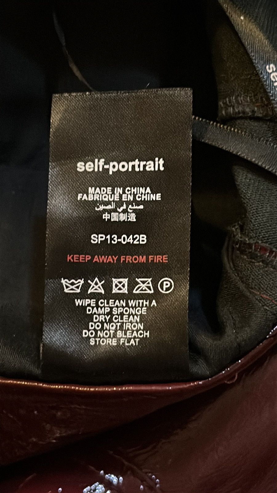 Self-Portrait Self-Portrait Faux Leather Pants size US 2 Size 26" / US 2 / IT 38 - 4 Thumbnail