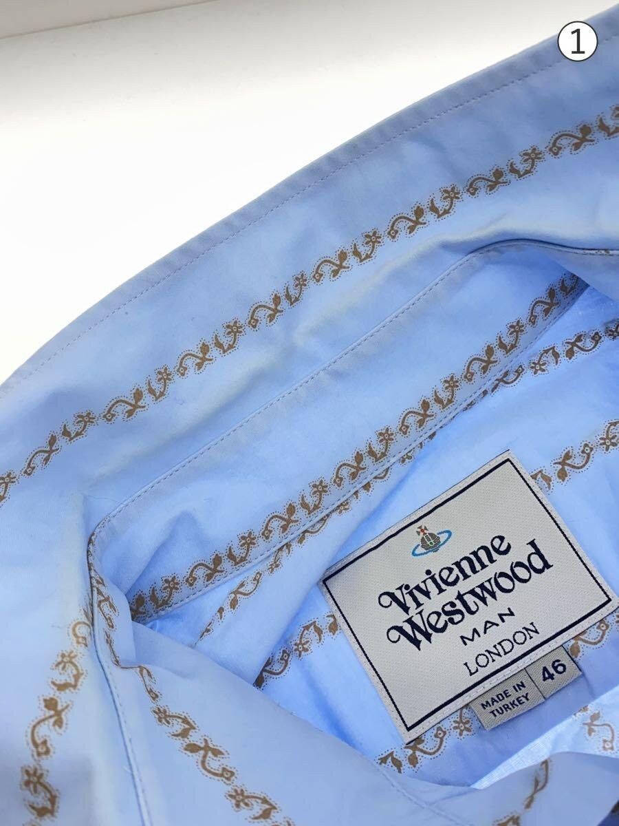 Vivienne Westwood Floral Striped Orb Button Shirt Size US S / EU 44-46 / 1 - 4 Thumbnail
