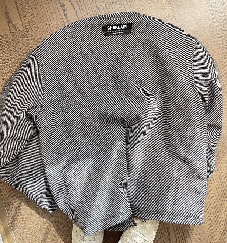 Japanese Brand × Vintage Cleanfit retro fashion pinstripe bomber jacket Size US XXL / EU 58 / 5 - 7 Thumbnail