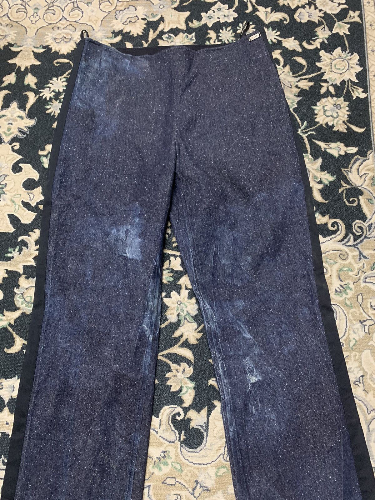 Chanel CHANEL DENIM SPARKIY BLUE Size 29" - 3 Thumbnail