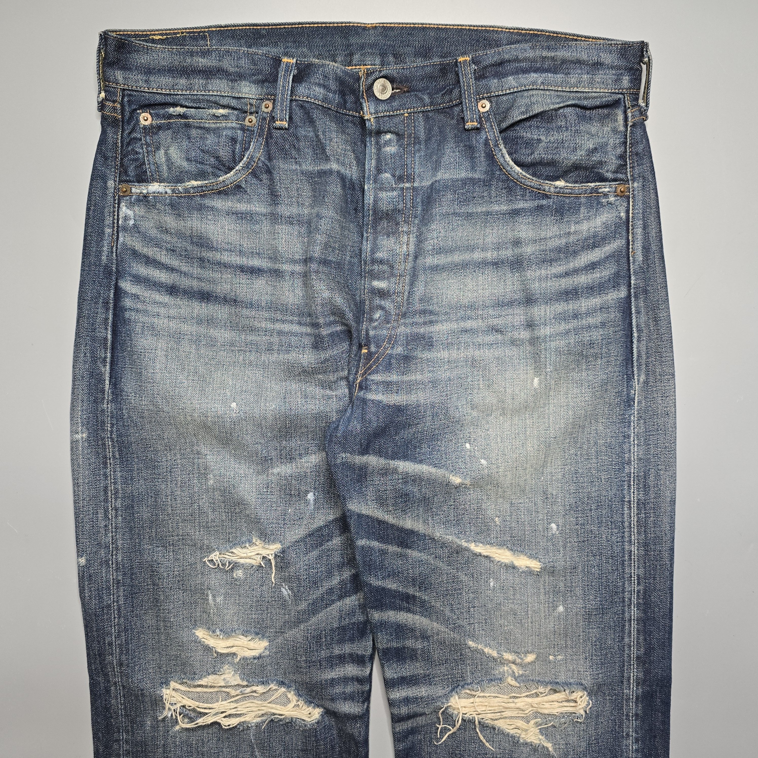 Levi's × Levi's Vintage Clothing Levi's - 501XX 1971 Japan Repro - 10 Year Wash - 2006 Size US 36 / EU 52 - 3 Thumbnail