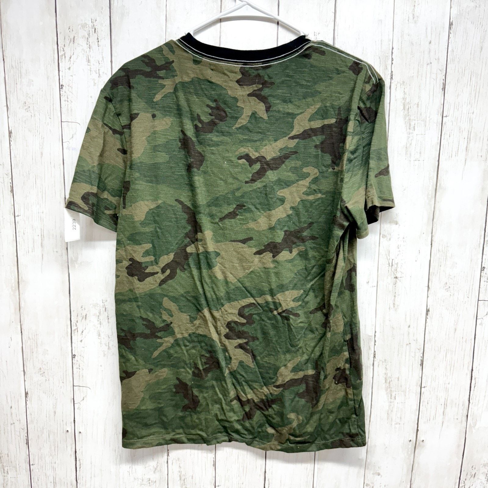 Calvin Klein Calvin Klein Jeans Sz Small Camo Crewneck Short Sleeve Shirt Size S / US 4 / IT 40 - 6 Thumbnail