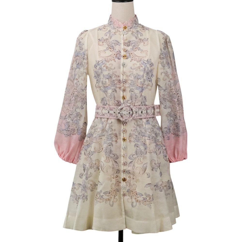 Other Other Miss Rosier Floral Print Shirt Dress Textile Dresses DUTY FREE for USA Size ONE SIZE - 1 Thumbnail