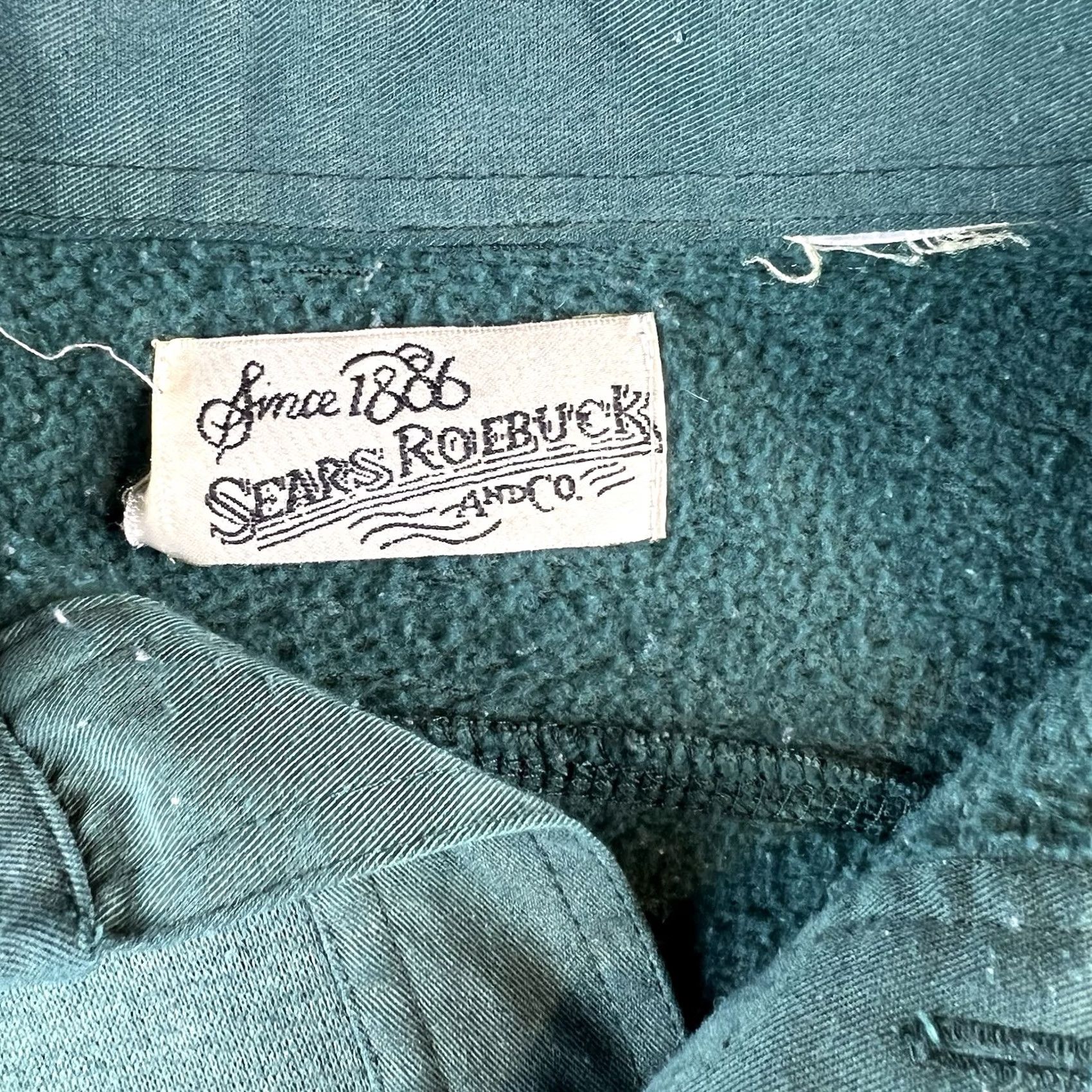 Sears VINTAGE Sears Roebuck and Co Sweatshirt Long Sleeve Mens XL Green 90s Pullover Size US XL / EU 56 / 4 - 5 Thumbnail