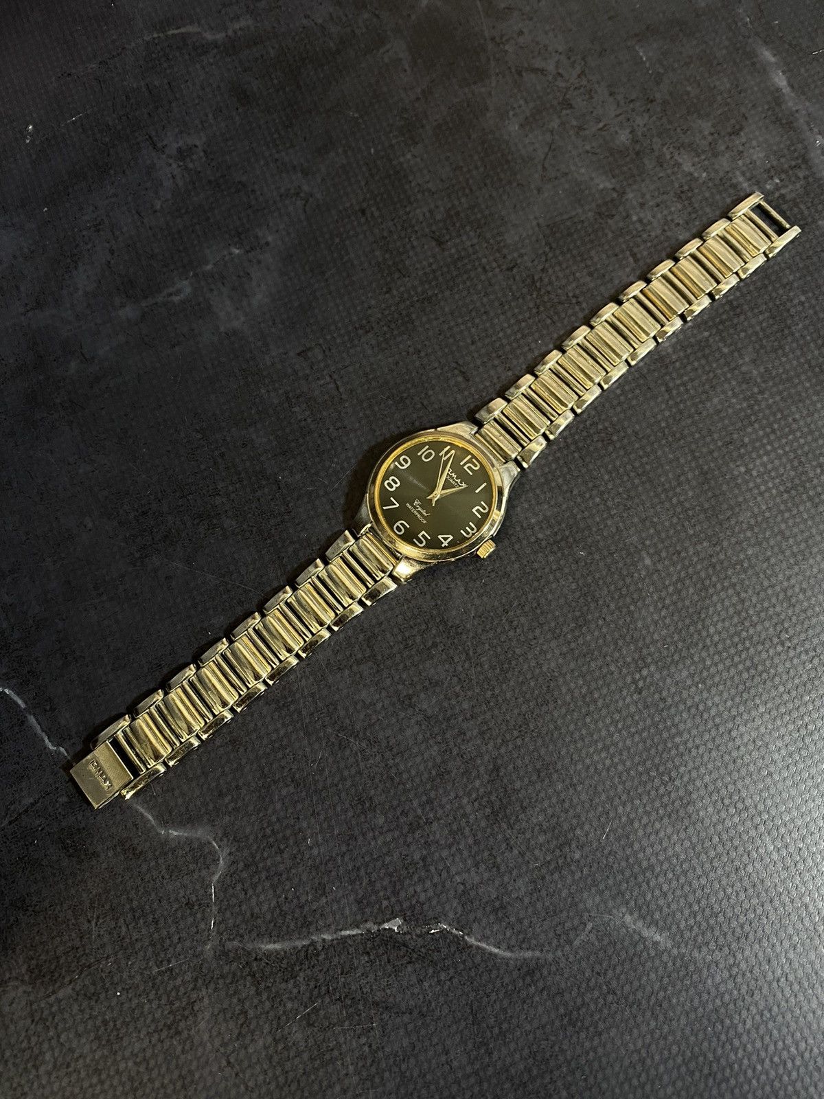 Japanese Brand × Vintage Omax Dark Dial Quartz Watch Japanese Brand Size ONE SIZE - 6 Thumbnail