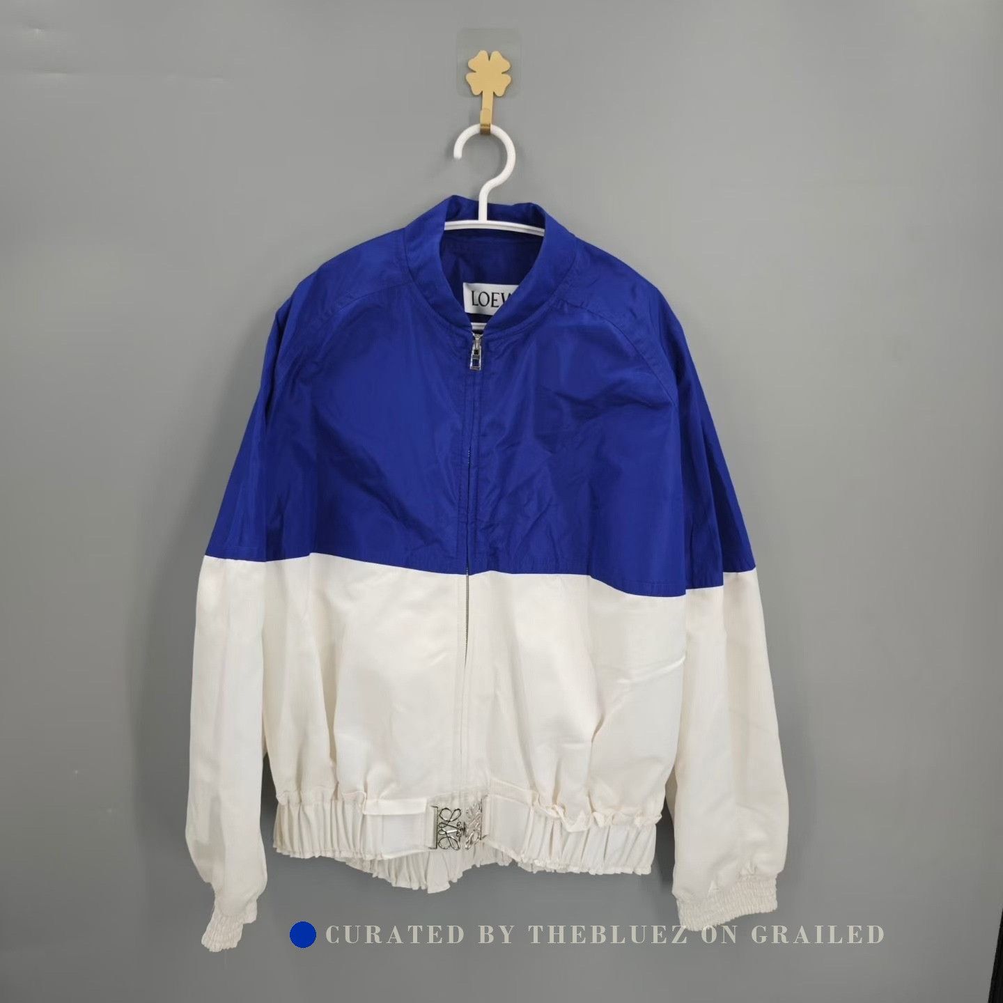 Loewe Loewe Blue White Color Block Logo Jacket Size S / US 4 / IT 40 - 1 Thumbnail