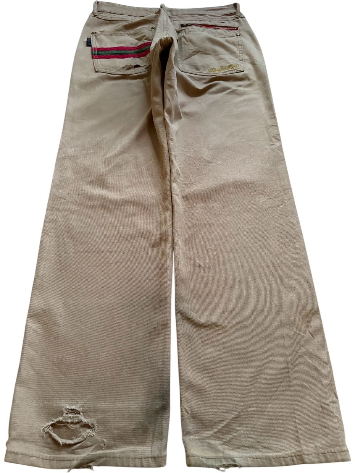 Japanese Brand Vintage Japanese Brand Distressed Ripped Loose Jeans Size US 30 / EU 46 - 2 Thumbnail