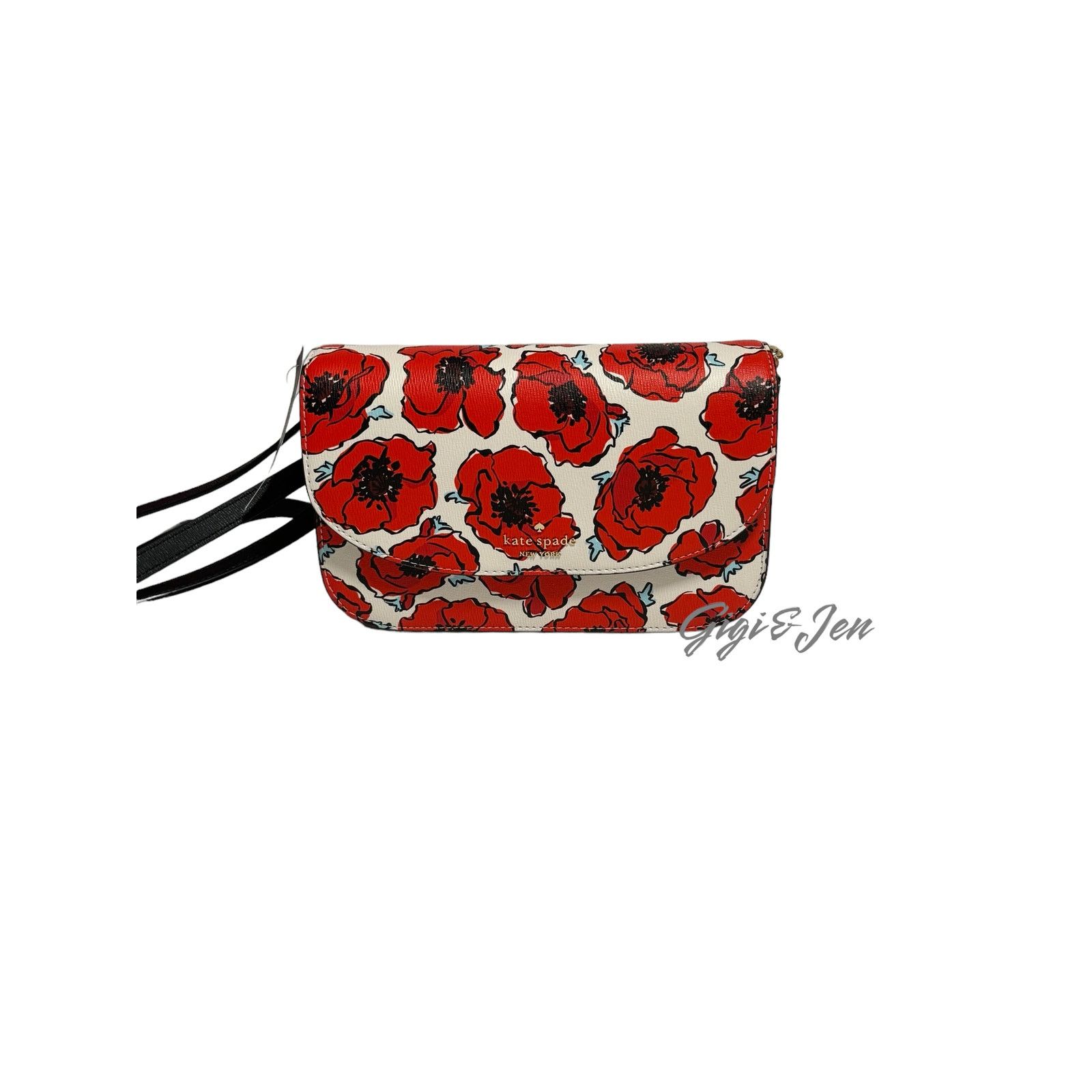 Kate Spade Kate Spade Kristi Chain Flap Floral Crossbody Bag New Size ONE SIZE - 9 Thumbnail