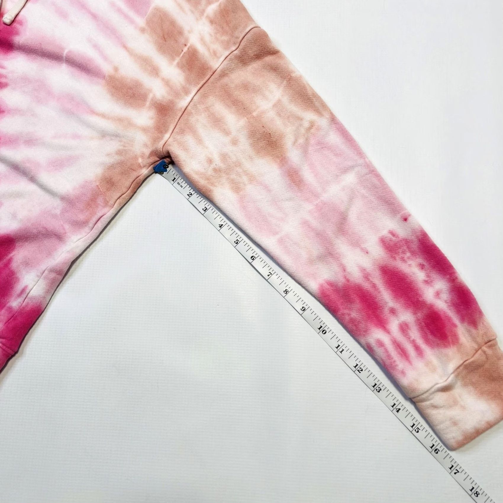 Sundry Sundry Hoodie Womens Size 2 Pink White Tie Dye Pullover Sweatshirt Made USA Cozy Pullover Hooded Long Sleeve Tie Dye Sweatshirt Women's 2 XS-Plus? Size XS / US 0-2 / IT 36-38 - 7 Thumbnail