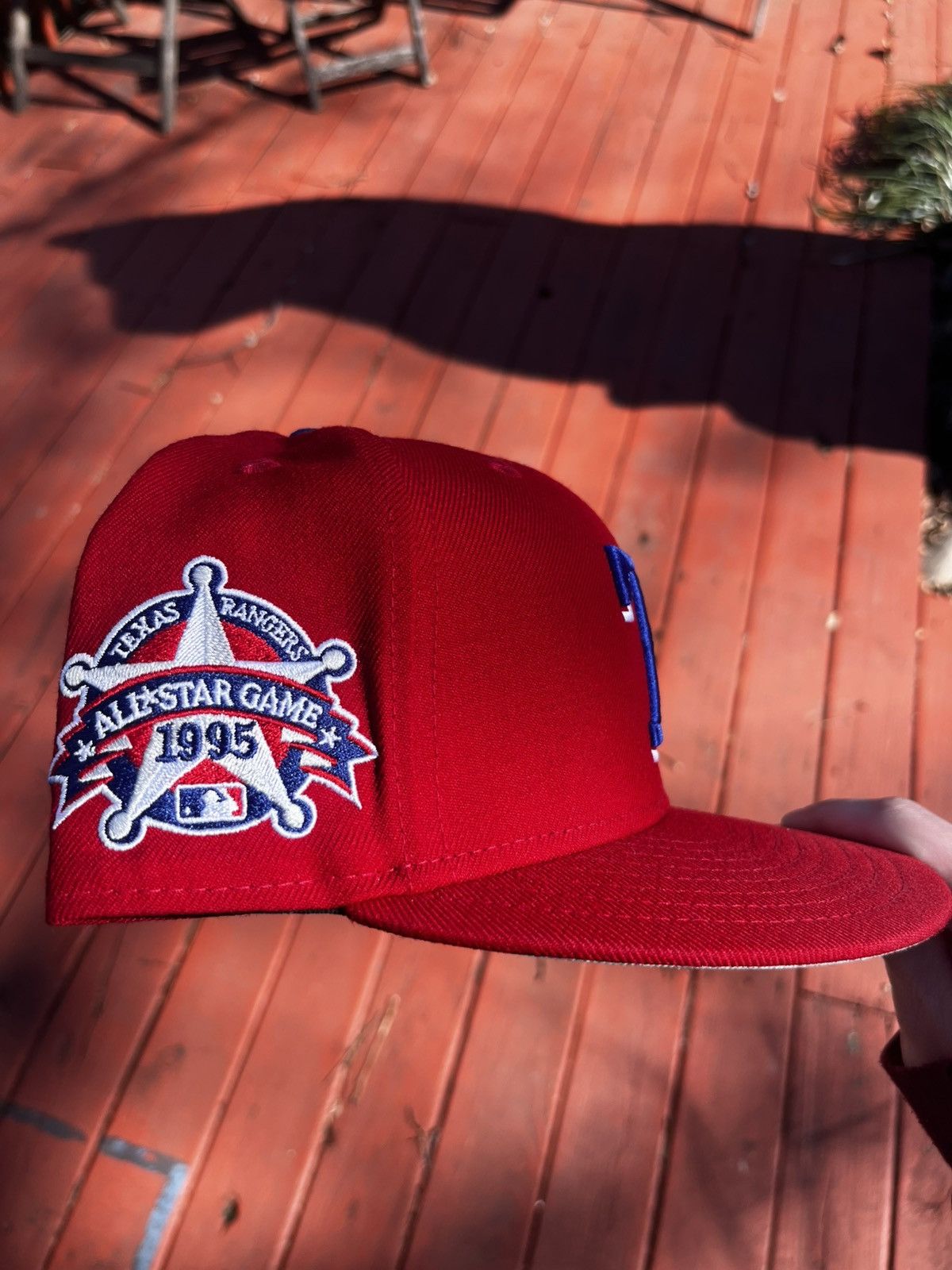 New Era × Vintage Rangers Red and Blue All star patch Size ONE SIZE - 2 Thumbnail