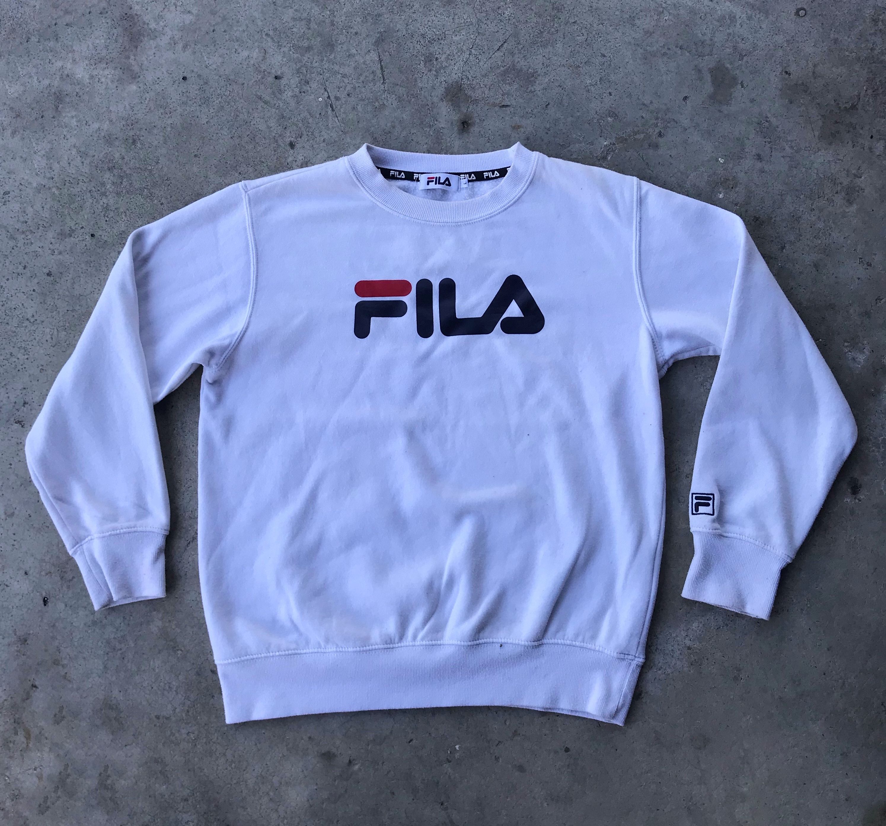 Fila Fila big logo sweatshirts size L Size US L / EU 52-54 / 3 - 1 Thumbnail