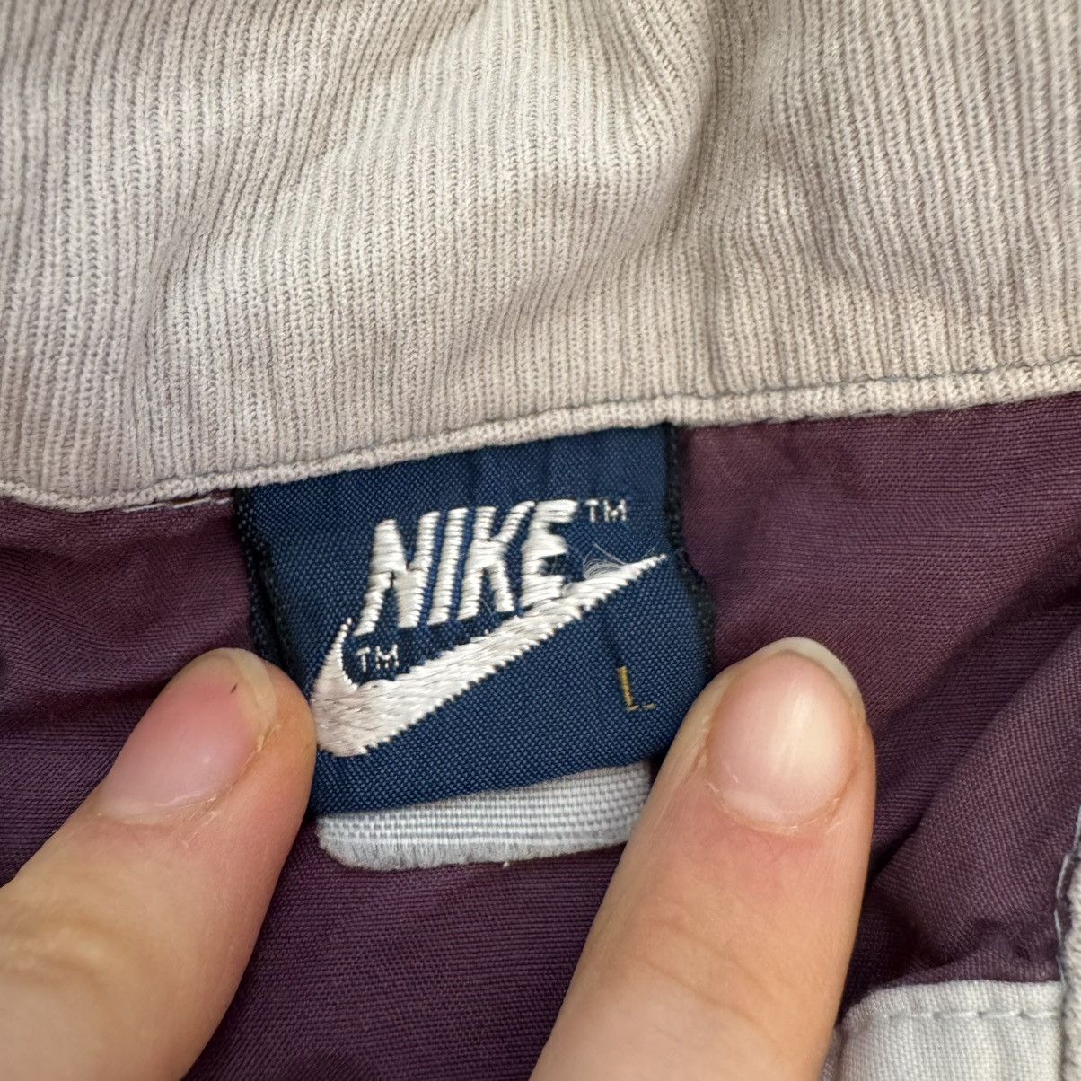 Nike Vintage 80s Nike Retro Sport Windbreaker Polo Shirt Size L / US 10 / IT 46 - 6 Thumbnail
