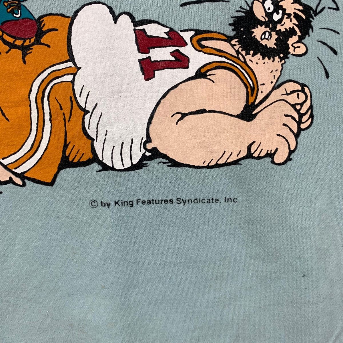 Vintage Vintage POPEYE THE SAILORMAN VS BLUTO Cartoon Sweatshirt Size L / US 10 / IT 46 - 7 Thumbnail