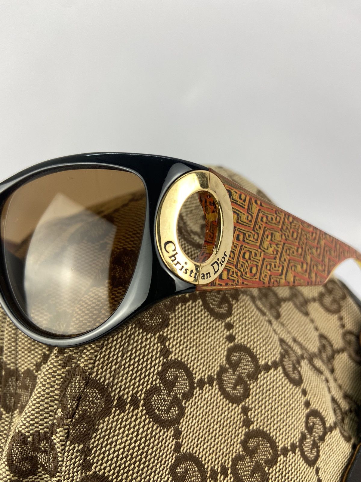 Dior 90s CHRISTIAN DIOR 2662A 90 CAT EYE SUNGLASSES BROWN Size ONE SIZE - 3 Thumbnail