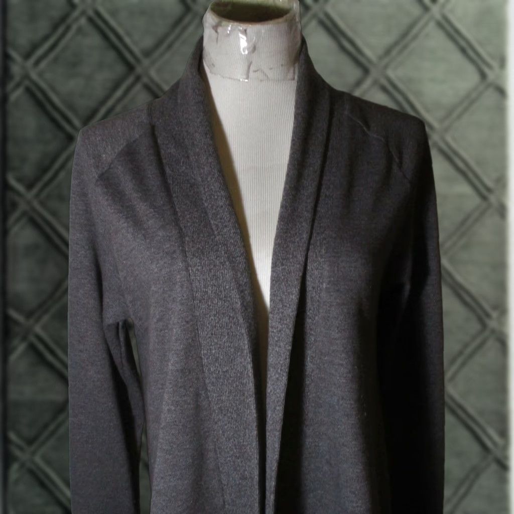 Eastern Mountain Sports EASTERN MOUNTAIN Sports Gray Wrap Jacket Women's M Casual All Seasons Cotton Size M / US 6-8 / IT 42-44 - 1 Thumbnail