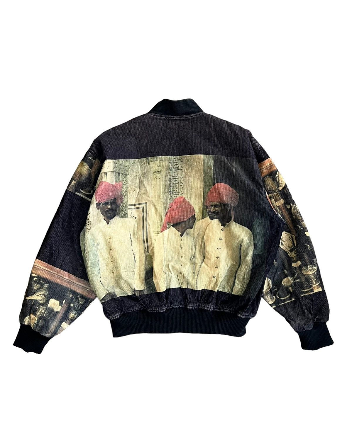 image of Archival Clothing x Paul Smith Archive Paul Smith Printed Corduroy Bomber Jacket (Size Medium)