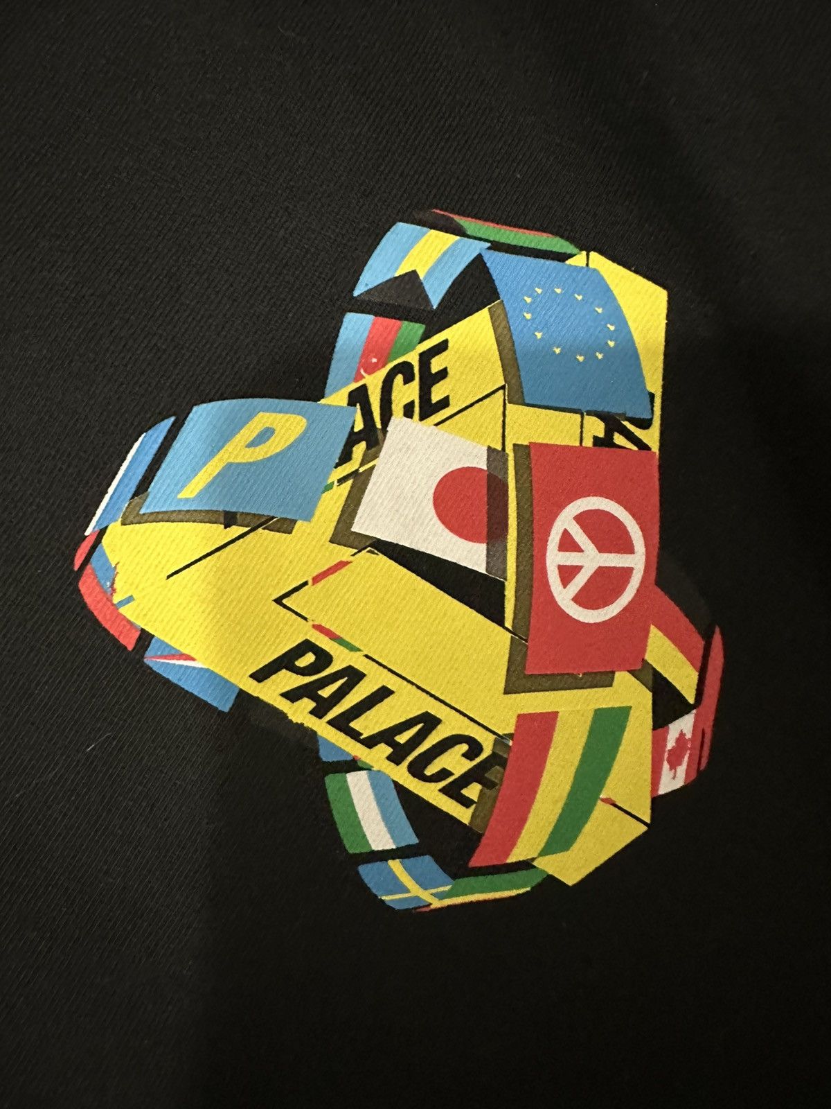 Palace Palace Tri-flag Tee Black Size US XL / EU 56 / 4 - 3 Thumbnail