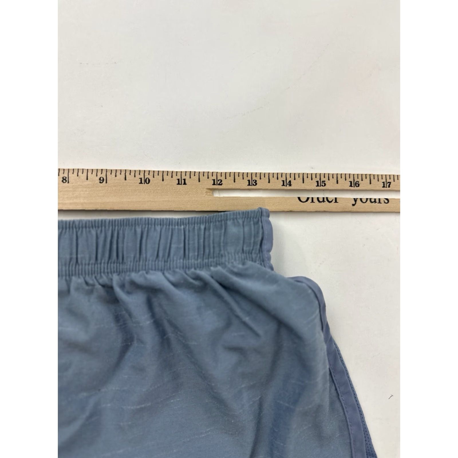 Nike Nike Shorts Women L Blue Tempo Athletic 2.5 Inseam Running Gym Cross Training Womens Size 36" / US 14 / IT 50 - 7 Thumbnail