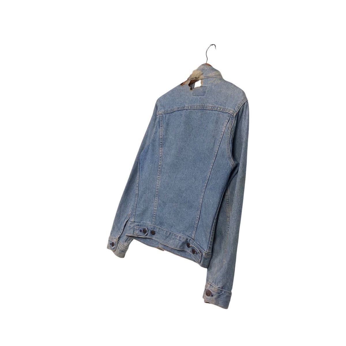 Levi's 📌Vintage Trucker Denim Jacket Distressed Levi's Made in Usa Size US M / EU 48-50 / 2 - 11 Thumbnail