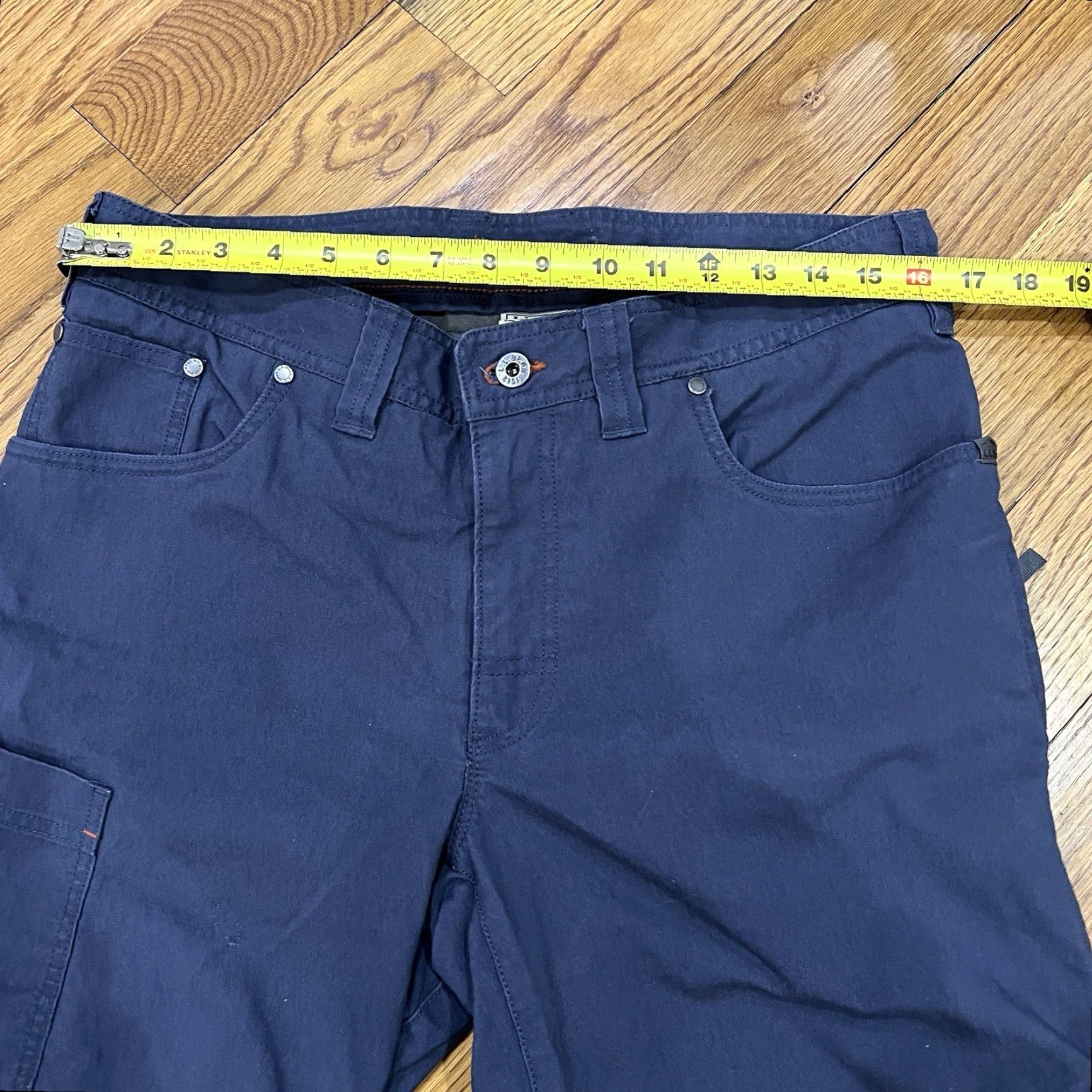 Vintage VINTAGE L.L. Bean Riverton Men's Cargo Pants 33 x 27 Fleece Lined Straight Fit Fall Winter Spring Brown Size US 33 - 7 Thumbnail
