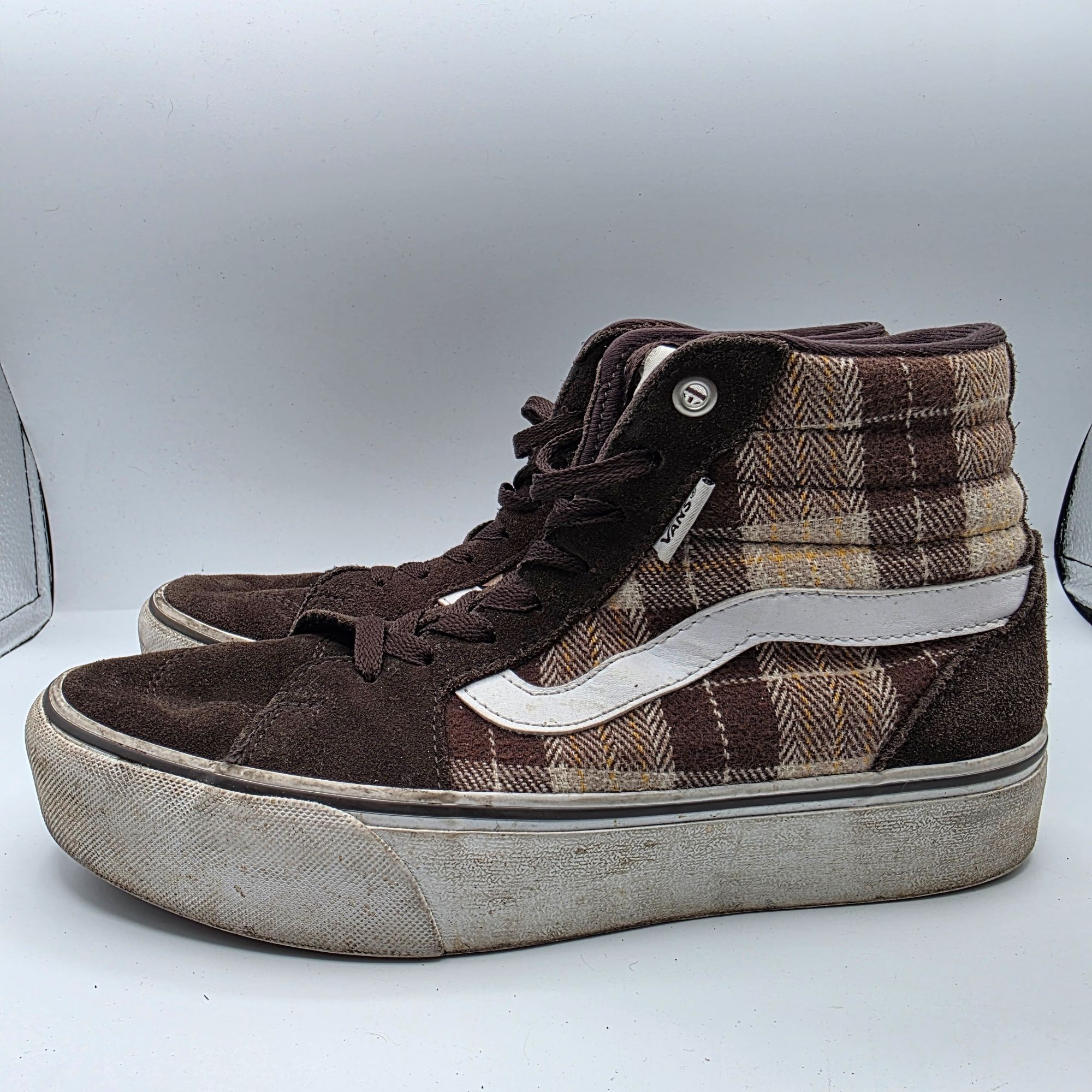 Vans Vans Filmore Hi Platform Womens Size 8.5 Brown Plaid Shoes C Size US 8.5 / IT 38.5 - 13 Thumbnail