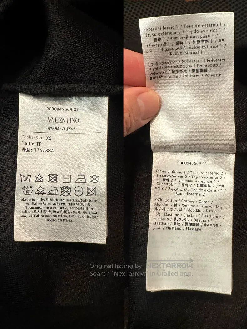 Valentino Valentino Grid alphabet sweatshirt Size US XS / EU 42 / 0 - 5 Thumbnail