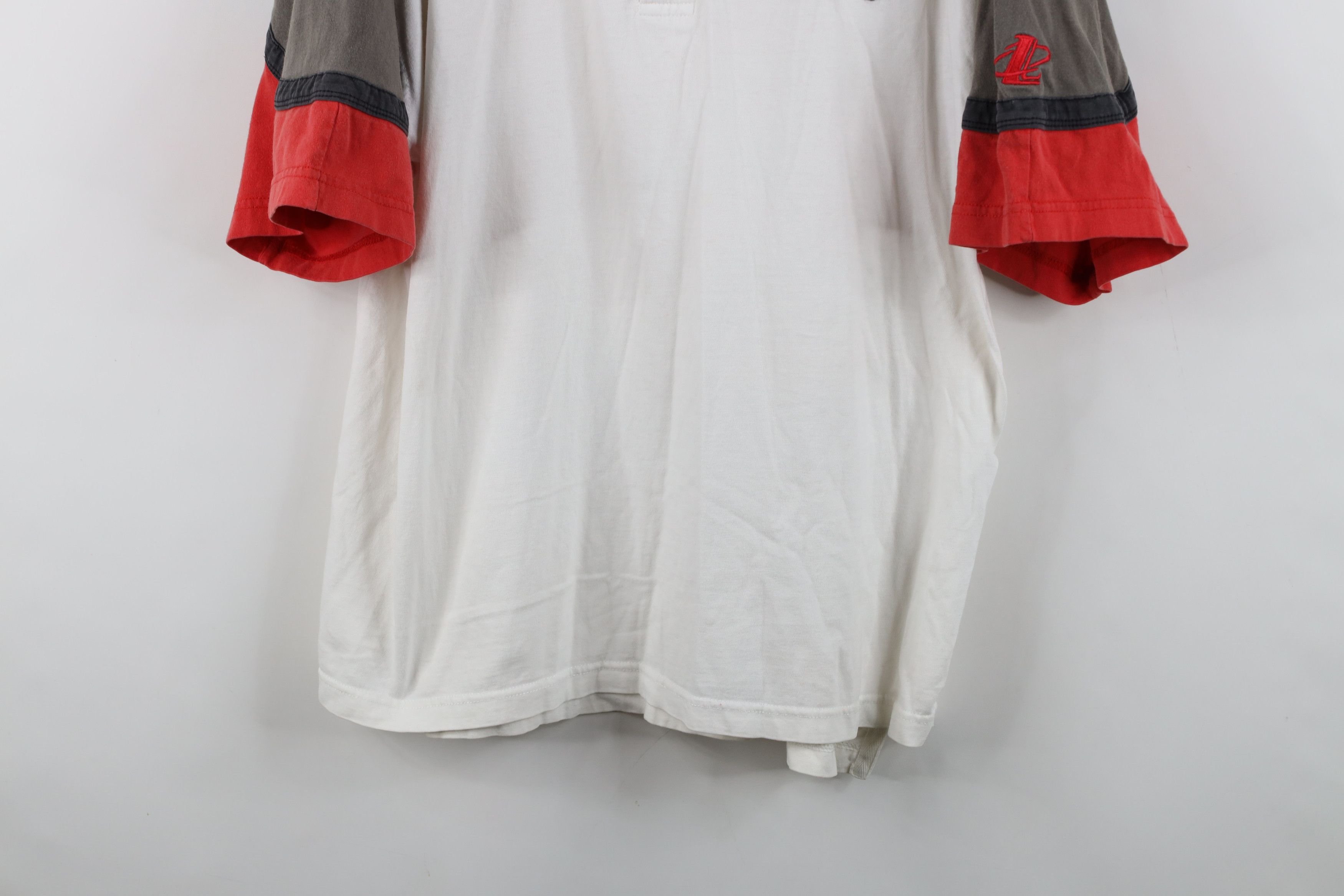 Vintage Vintage 90s Tampa Bay Buccaneers Football Golf Polo Shirt Size US L / EU 52-54 / 3 - 3 Thumbnail