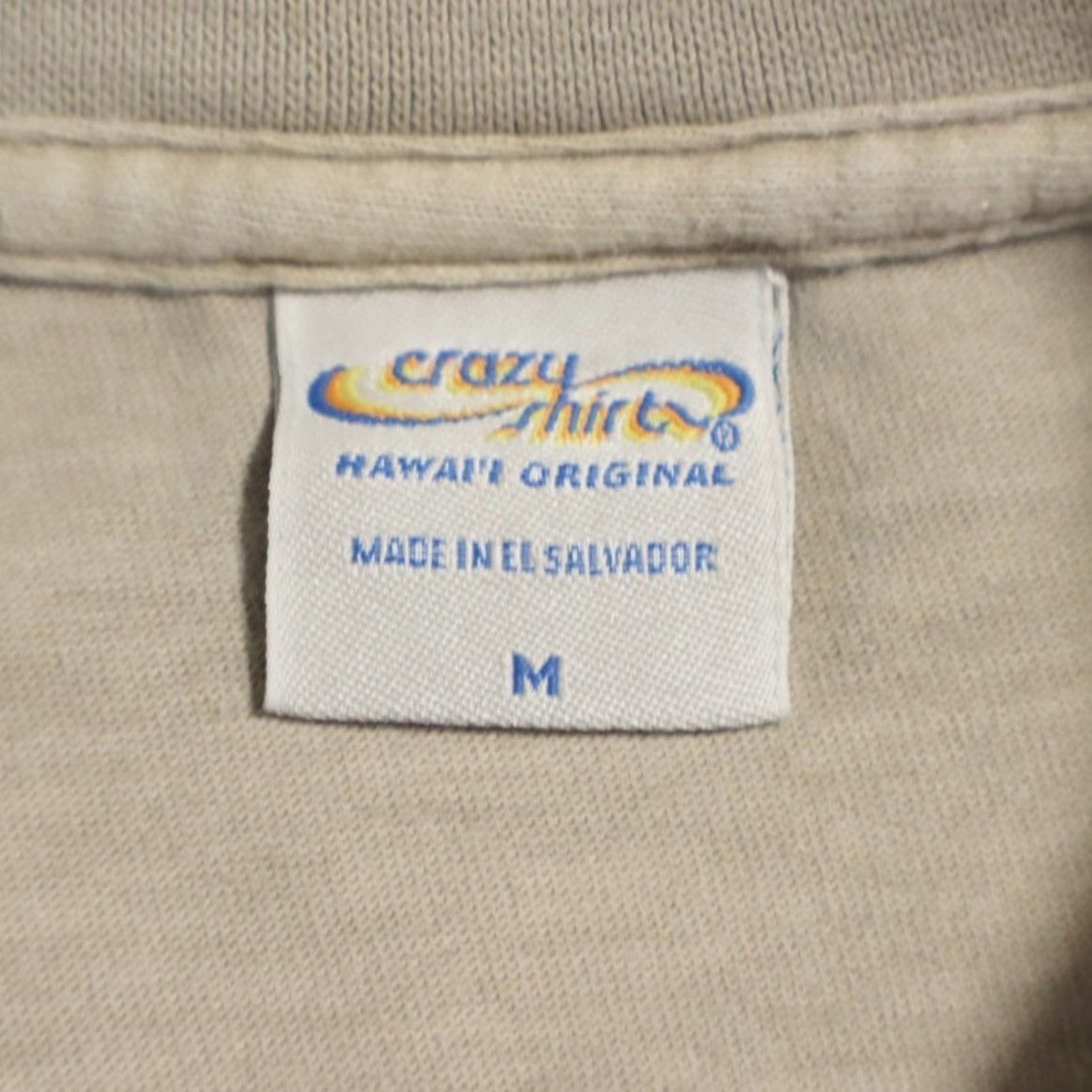 Vintage Crazy Shirt Hawaii Solid T-Shirt Stone Men's M Shirt Adult M Stone Hawaii Solid T-Shirt Crazy Shirt Mens M Size US M / EU 48-50 / 2 - 5 Thumbnail