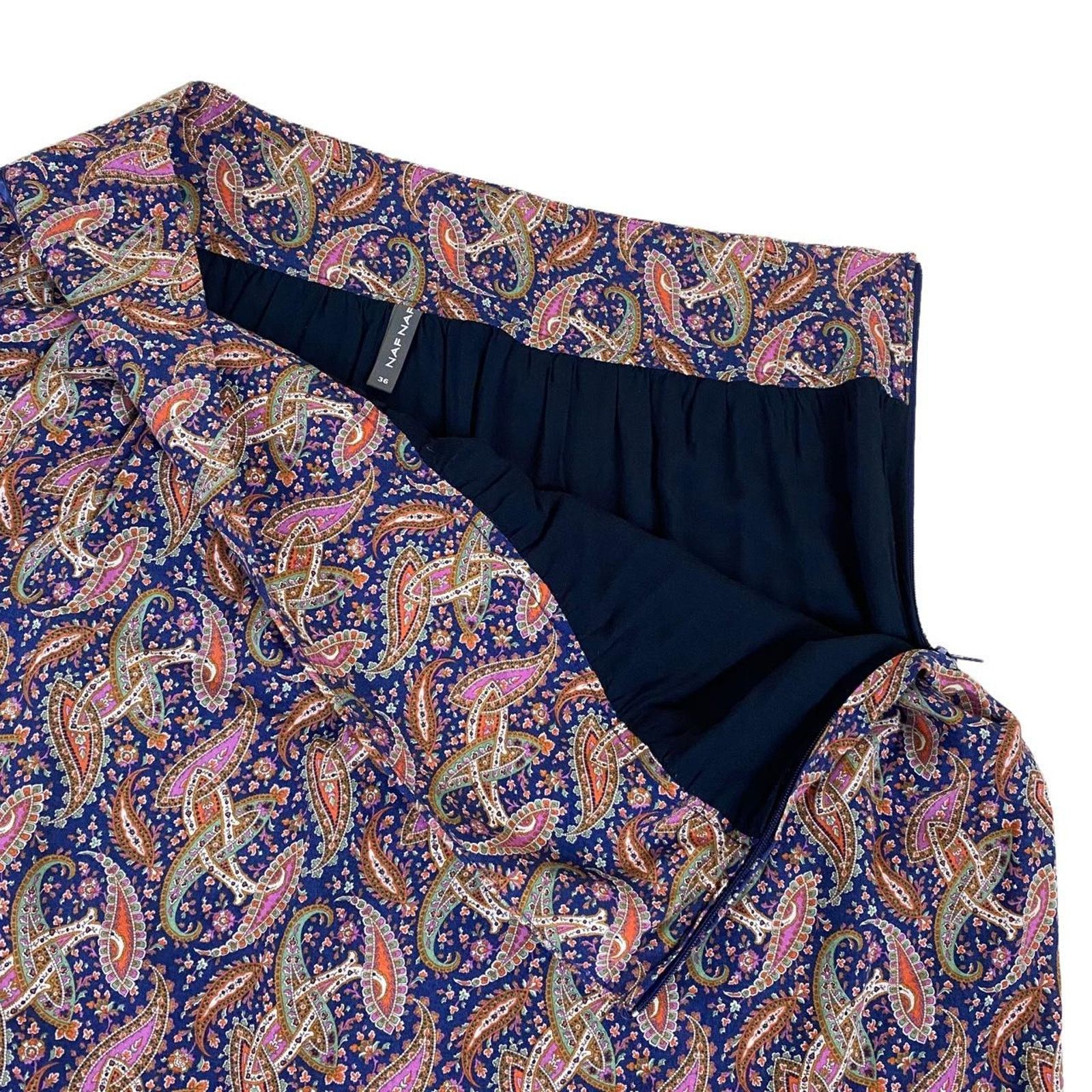 Other NAF NAF Floral Paisley Print Boho Mini Skirt UK Size 8 Size 27" / US 4 / IT 40 - 3 Thumbnail