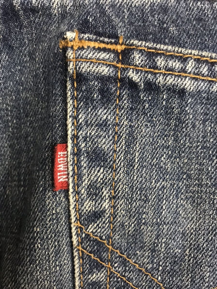 Edwin Flare🔥Edwin Flare Stylish Whiskers Jeans F20 Size US 31 - 14 Thumbnail